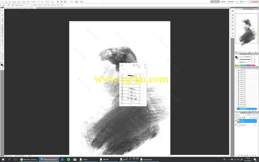 人像素描数字绘画大师级实例训练视频教程的图片3