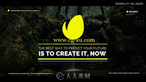 时尚独特鼓舞人心的文字字幕标题排版动画AE模板的图片12