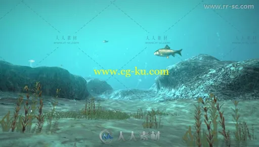 水下环境FX水粒子系统Unity游戏素材资源的图片2