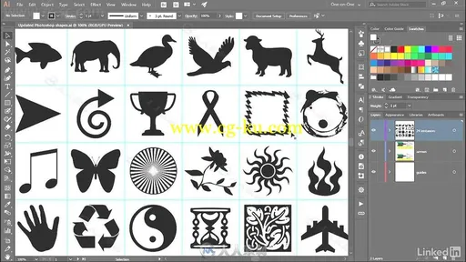 Illustrator CC 2017一对一大师技能训练视频教程的图片9