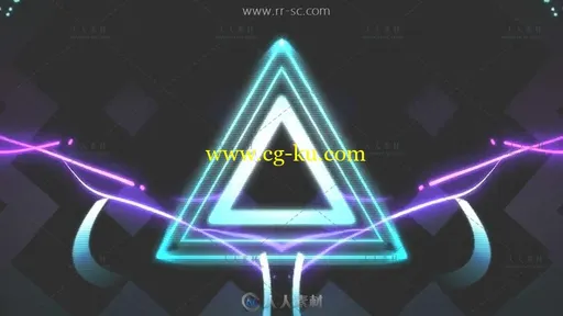酒吧夜店灯光光线动感音乐背景视频素材的图片2