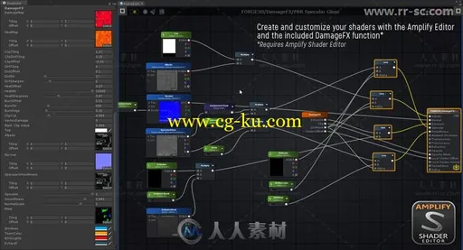 武器上简单的污垢弹孔爆炸裂口FX着色器Unity游戏素材资源的图片3