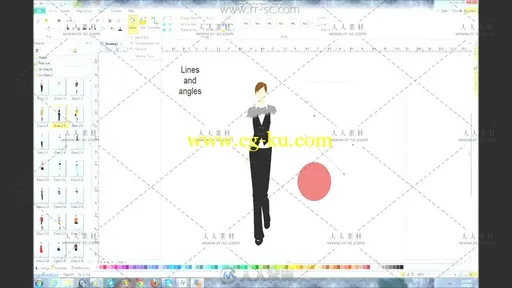 Illustration时装设计插画初学者视频教程的图片3