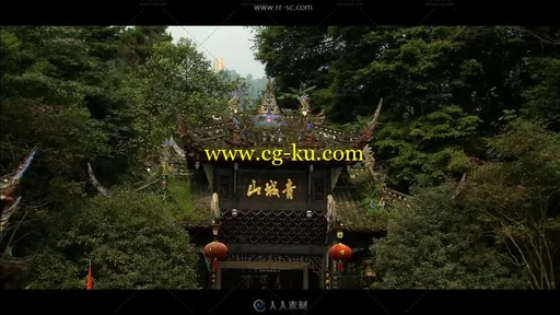四川成都古建筑旅游景点高清实拍视频素材的图片2