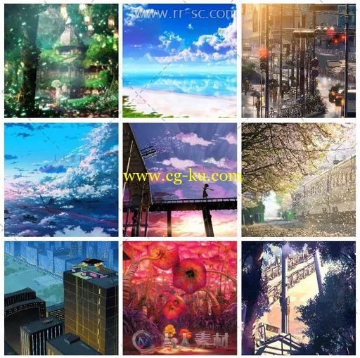 唯美游戏动漫美术原画场景素材资源的图片1