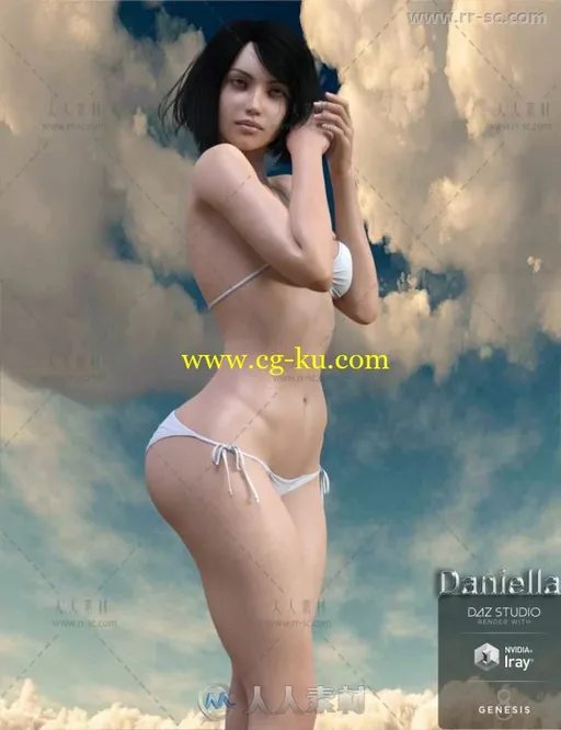 美丽性感而坚强的女性角色3D模型合辑的图片7