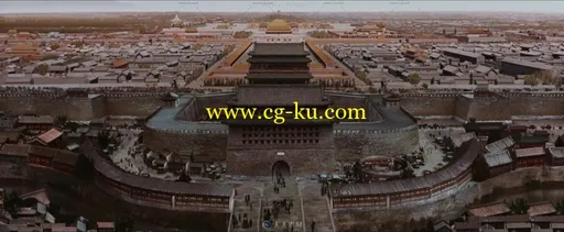 中国古城街道建筑特写视频素材的图片2