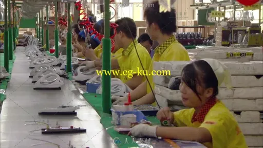 家用电器工厂生产车间宣传片实拍视频素材的图片2