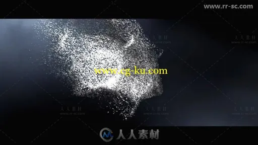 优雅神奇的魔法粒子汇聚标志展示Logo演绎AE模板的图片2