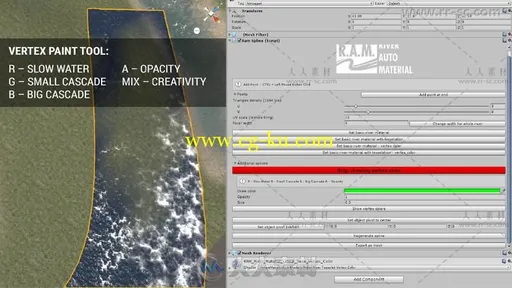 河流地形编辑器扩充Unity游戏素材资源的图片3