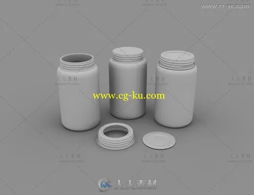粘土砖炉蒸汽锅炉蠕虫桶泥浆桶冷凝器漏斗托盘水罐玻璃罐3D模型合辑的图片4