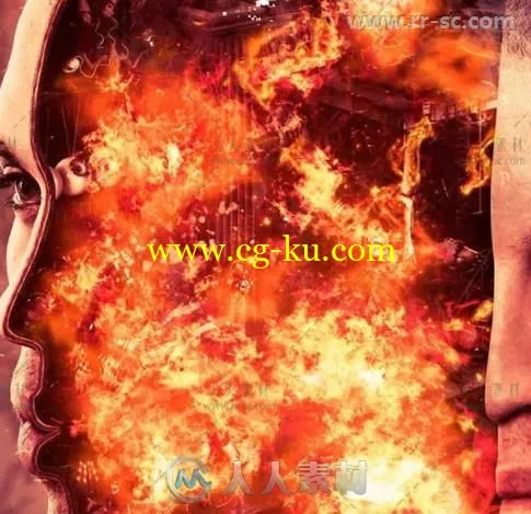 震撼火焰爆炸艺术特效PS动作的图片3