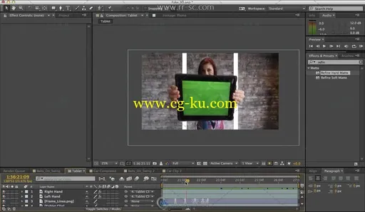 给视频添加很有趣的3D画面效果AE视频教程的图片3