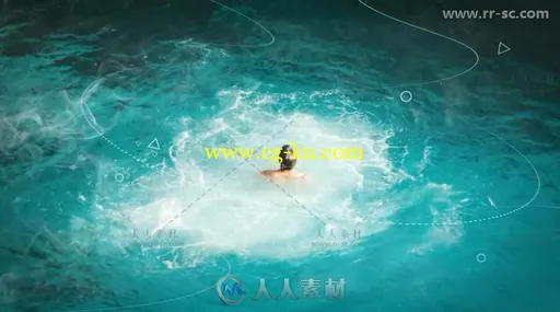 独特史诗三维视差线条元素3D图片工具包AE模板的图片2