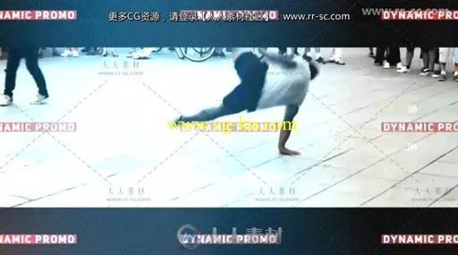 时尚嘻哈街舞比赛开场片头视频包装AE模板的图片3