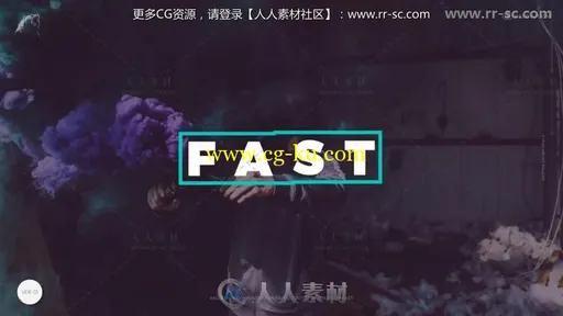 干净简单的文字字幕标题排版动画快速展示AE模板的图片2