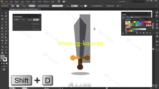 Illustrator手机游戏矢量元素绘制训练视频教程的图片9