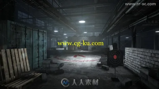 完美的射击游戏训练场地环境3D模型Unity游戏素材资源的图片3