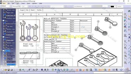 CATIA V5图纸草图绘制技术视频教程的图片2