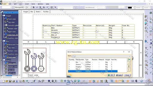 CATIA V5图纸草图绘制技术视频教程的图片3