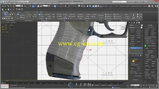 3dsmax游戏武器高精度复杂建模视频教程第一季的图片2
