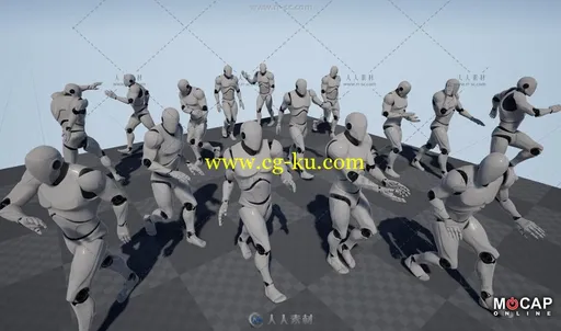 15组角色行走动画UE4游戏素材资源的图片1