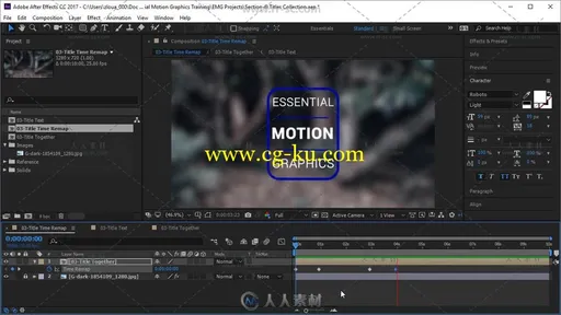 AE CC动态图形MG动画全面训练视频教程的图片9