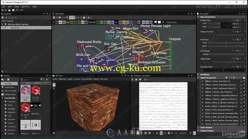 3ds Max中Substance与Arnold纹理渲染工作流程视频教程的图片3