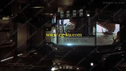 高科技重金属风格片头动画C4D与AE模版的图片2