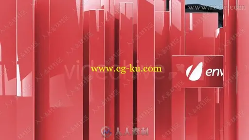 质感红色风格电视栏目包装AE模版的图片3