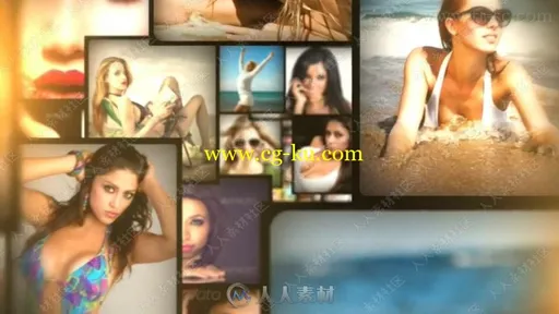 照片幻想银河浮现相册动画AE模版的图片2