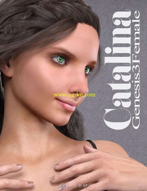 魅力女孩HD高清角色体形状貌3D模型合集的图片1