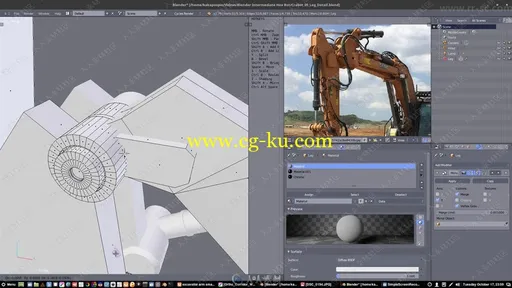 Blender蜘蛛战斗机器人建模渲染实例制作视频教程的图片13