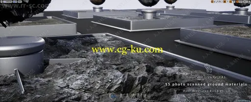 15组地面材质4K高清扫描材质纹理UE4游戏素材资源合辑的图片12