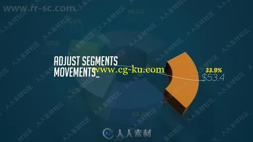 3D立体统计数据图表展示动画AE模板的图片3