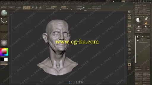Zbrush三维角色从概念设计到渲染全流程大师班视频教程的图片1