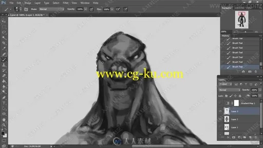 Zbrush角色设计深入剖析完整训练视频教程的图片1