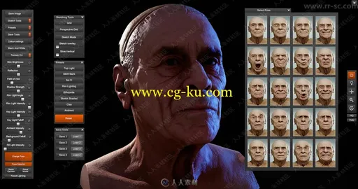 20组高分辨率PBR真实扫描男性模型与贴图合辑的图片3