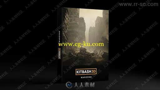 末日战争城市废墟残骸等3D模型合集的图片1