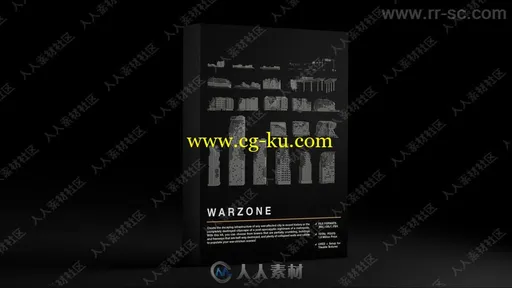 末日战争城市废墟残骸等3D模型合集的图片3