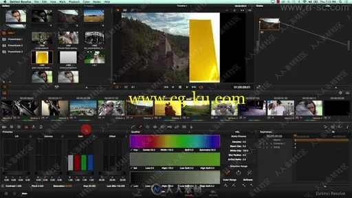 DaVinci Resolve达芬奇色彩分级终极指南视频教程合集的图片3