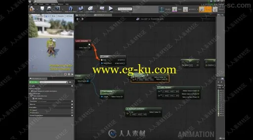 UE4僵尸兽人等游戏角色实例制作视频教程的图片3