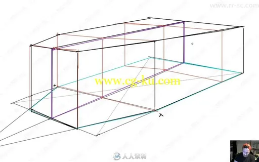 绘画基础-车辆抽象构建绘画实例训练视频教程的图片3