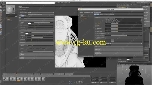 C4D与Arnold次世代超精细科幻机甲角色制作视频教程的图片2