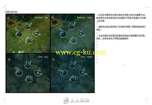 大师课堂DOTA2角色艺术指导WORD文档的图片1