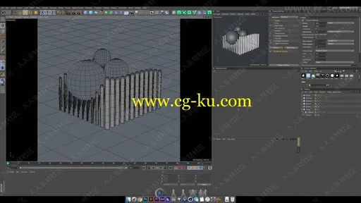 C4D抽象物质构建实例训练视频教程的图片3