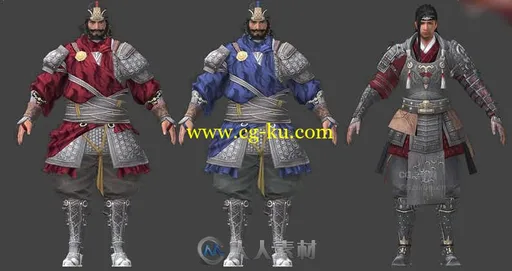 最新【刀锋铁骑DFTJ】全套70多个武将战马场景兵器3D模型的图片8