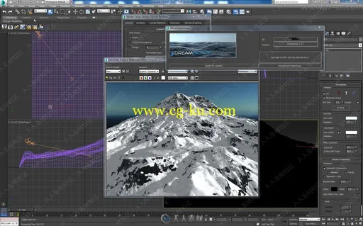 SitniSati DreamScape自然梦境景观3dsmax插件V2.5.8版的图片3