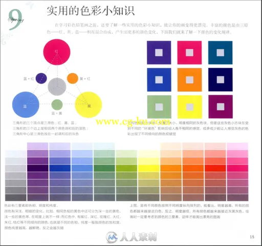 72色彩铅笔的幸福画作春之绘书籍杂志的图片5