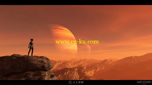 13组外形科幻 DRI环境场景贴图3D模型合集的图片1